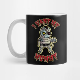 Halloween Cute Scary Mummy Mug